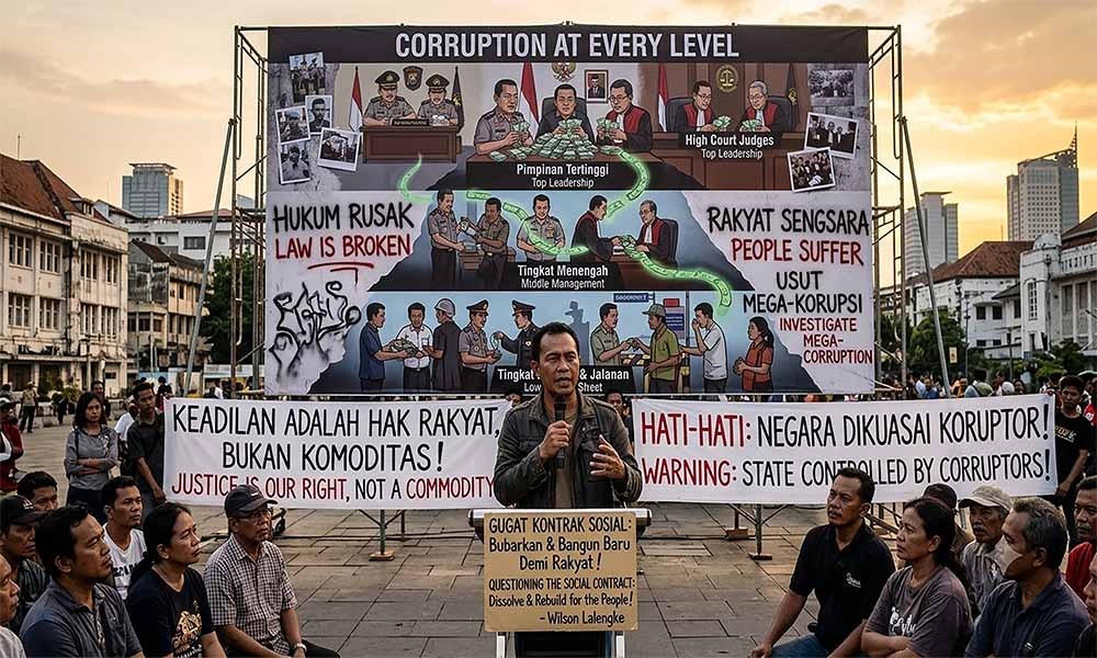 Saling Serang MA dan Polri : Menakar  Saling Bongkar Kebobrokan  Antara Institusi Penegak Hukum 