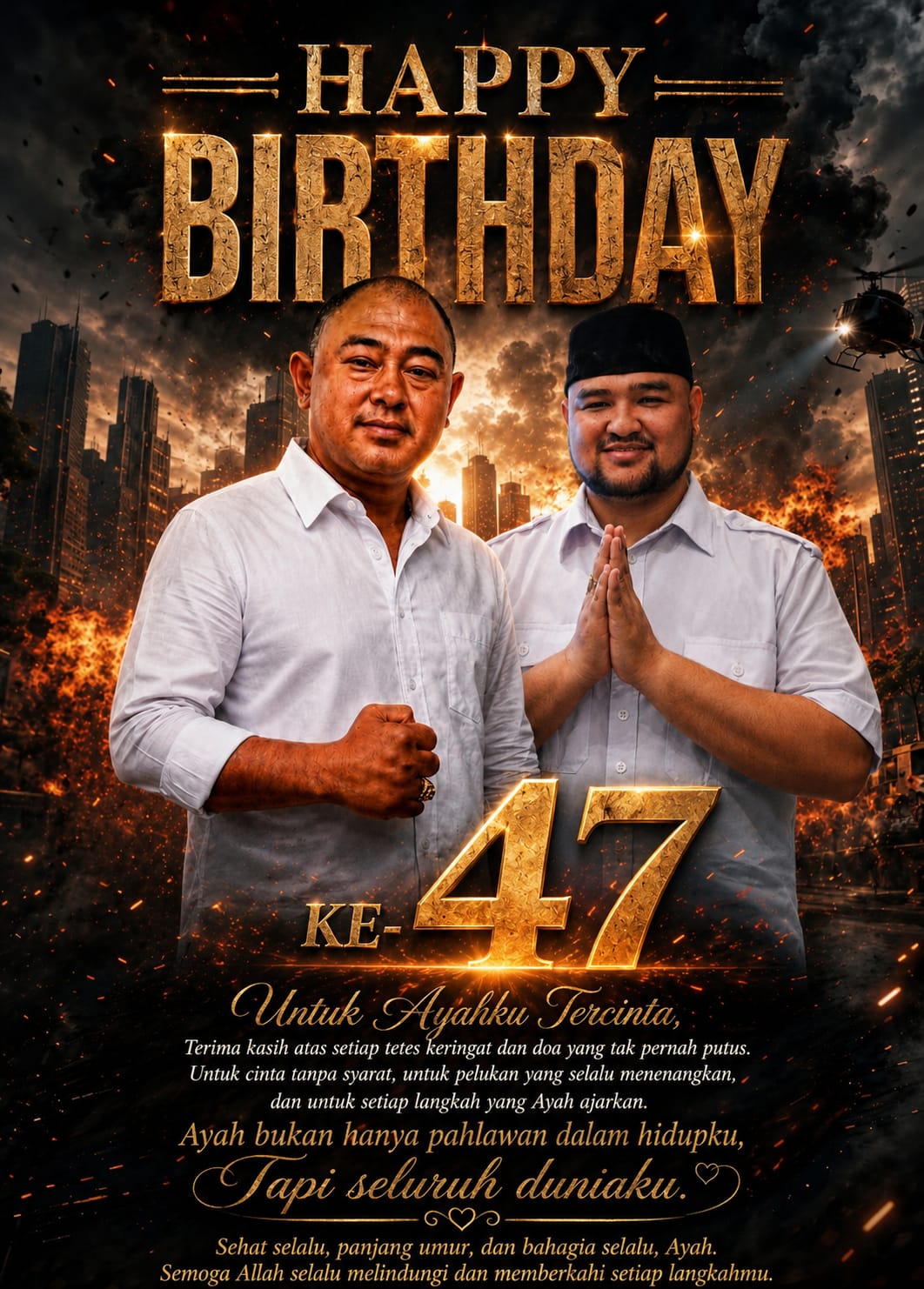 ​Satu Komando, Keluarga Besar Pemuda Pancasila Cilacap Ucapkan Selamat Ultah ke-47 untuk Ketua MPO Edy Santoso